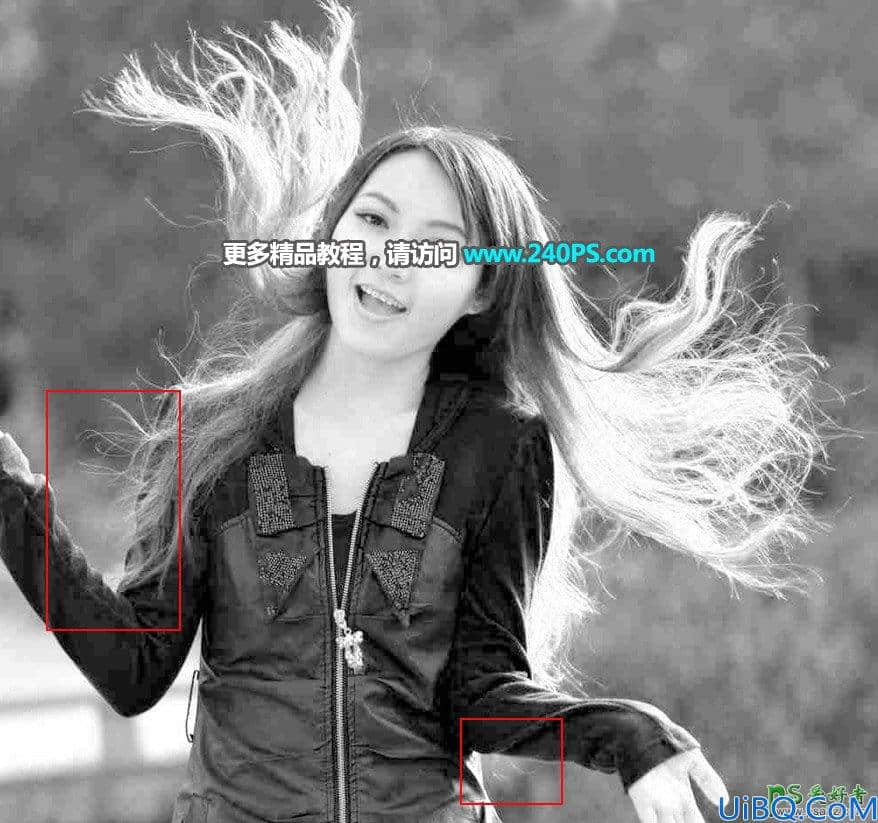 Photoshop扣头发教程：学习给飞舞着长头发的美女照片完美扣图，扣细发丝