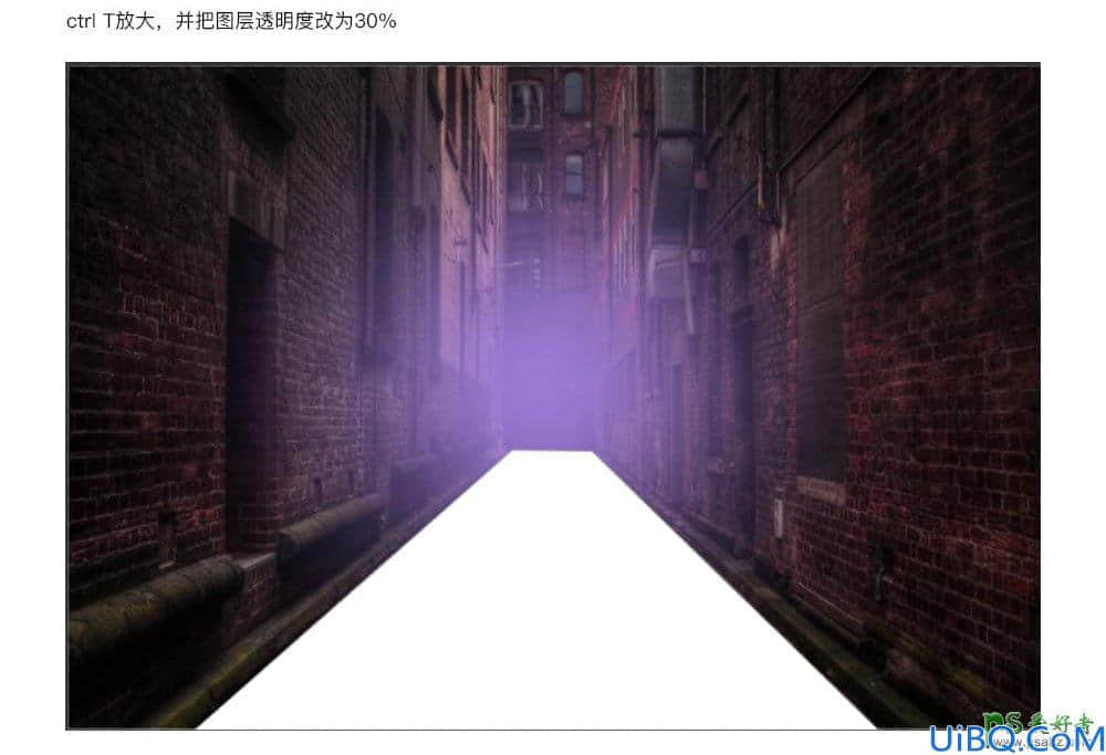 Photoshop创意合成在天空之城里坠落的男孩场景，散发蓝光的男孩