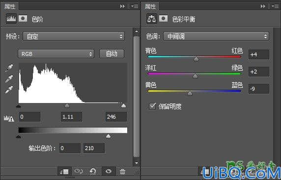 Photoshop场景合成：创意打造巨大的仿古车轮边自拍的金发妇女场景。