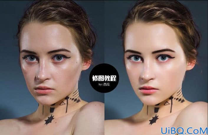 Photoshop皮肤精修教程：学习给美女人物进行精致的修图，让皮肤细腻光滑