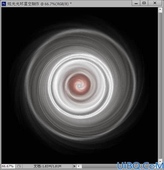 利用滤镜及画笔制作漂亮的彩色光环
