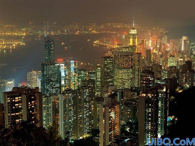 Photoshop合成正在燃烧的城市