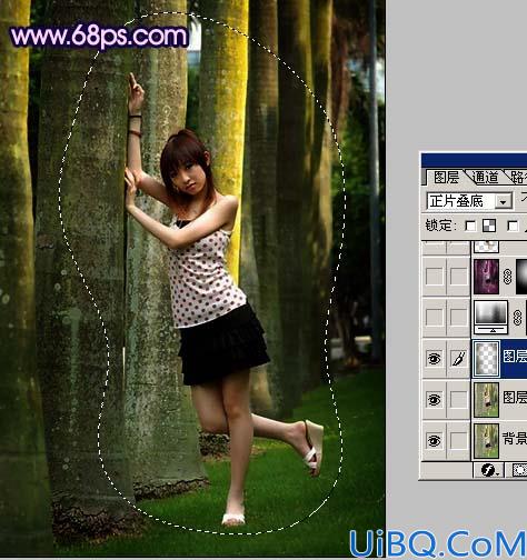 Photoshop调出照片动人的梦幻紫色调