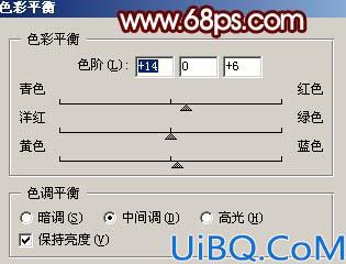 Photoshop调出人物照片古典暗红色