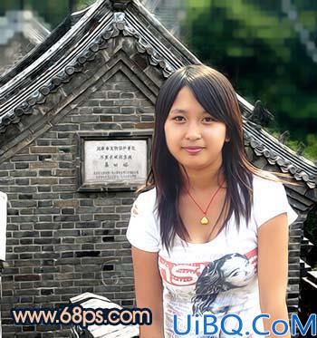 Photoshop给偏灰的人物照片润色