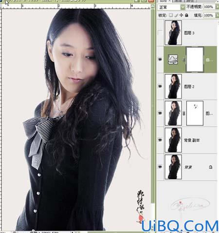 Photoshop简单给偏黑的人物照片美白