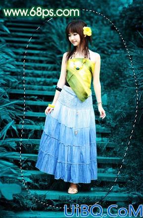 Photoshop打造一只绿色的蝴蝶精灵
