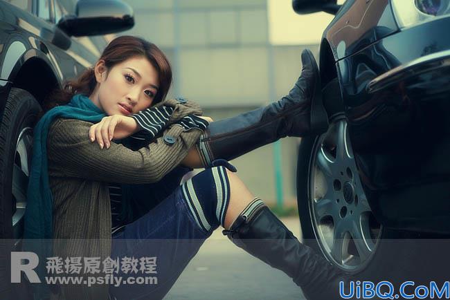 Photoshop调出人物照片的清爽淡黄色