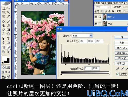 Photoshop给人物写真照片润色