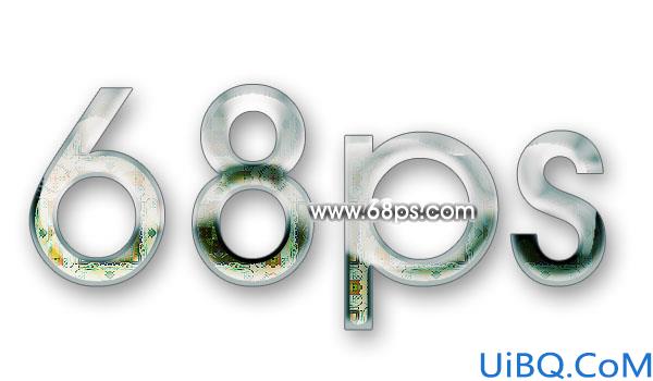 Photoshop制作古典纹理金属字效果