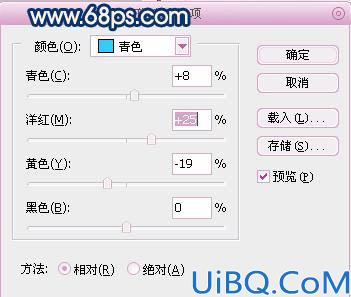 琪琪风格之制作粉蓝色非主流效果