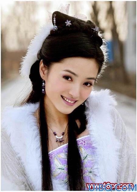 Photoshop制作漂亮的古典插画美女
