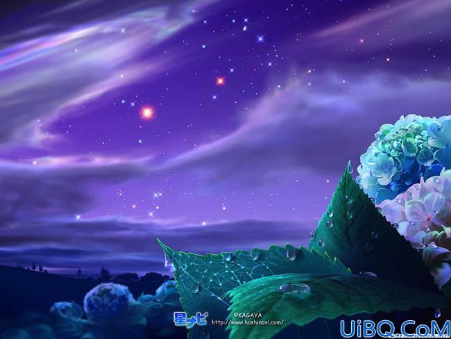 Photoshop打造梦幻天使婚片
