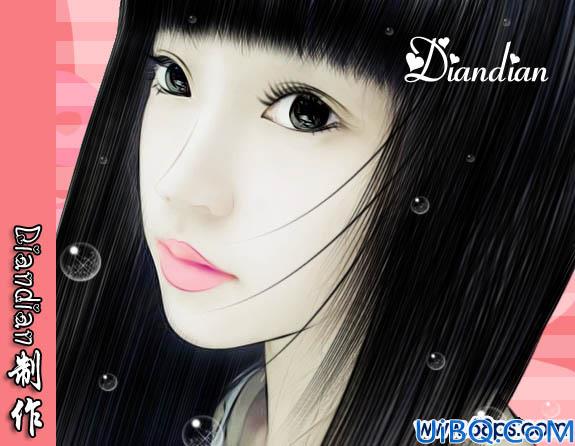 Diandian把人物照片转成清爽的插画