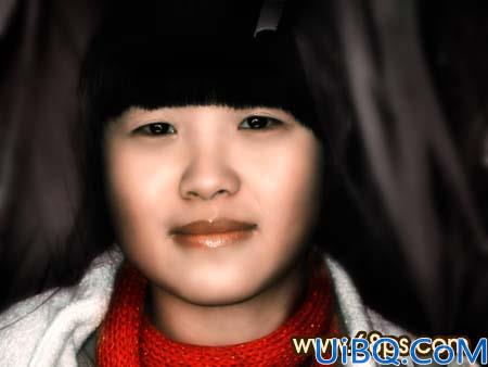Photoshop把人像图片处理成写实画效果