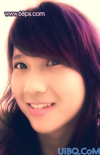 Photoshop给单色人像美容和调色