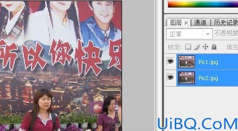 Photoshop快速移除照片中的遮挡物