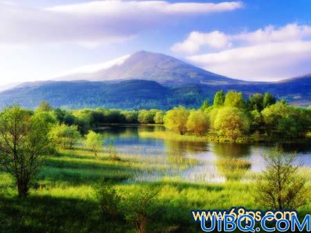 Photoshop打造风景照片梦幻冷暖色