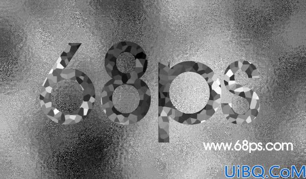 Photoshop简单制作金属锈迹字