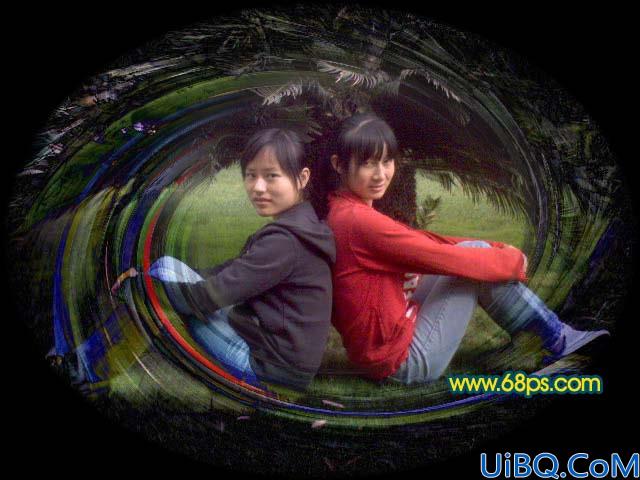 Photoshop流光色彩个性签名效果