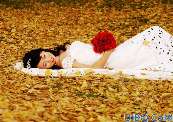 Photoshop调出婚纱照片的另类色彩