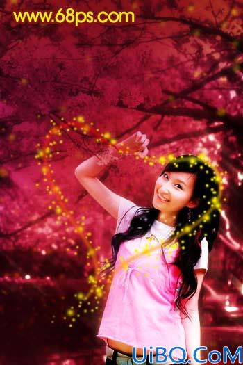 Photoshop制作浪漫的爱情签名效果