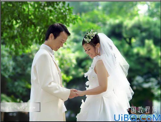 Photoshop制作唯美风格婚纱照