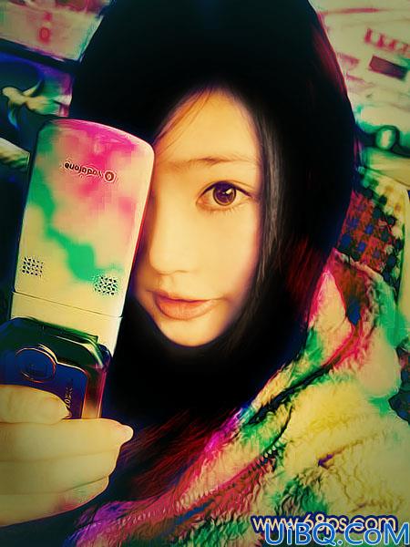 Photoshop制作泛彩非主流效果