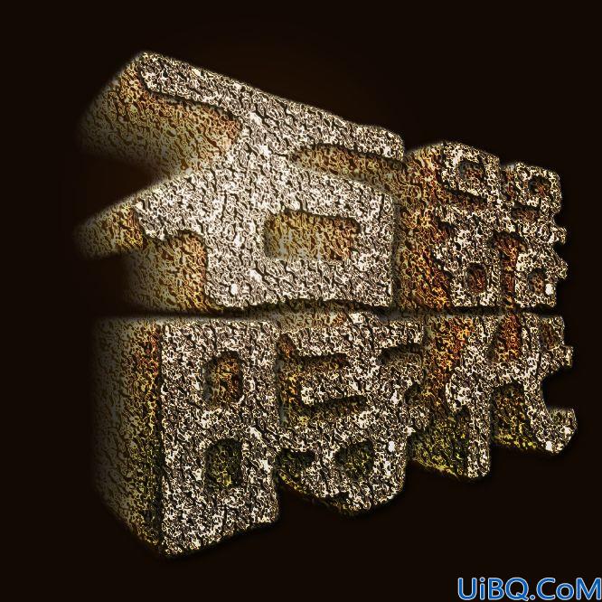 Photoshop制作超酷3D透视字