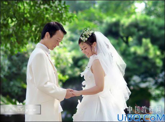 Photoshop制作唯美风格婚纱照