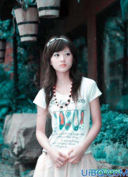 Photoshop打造梦幻MM效果