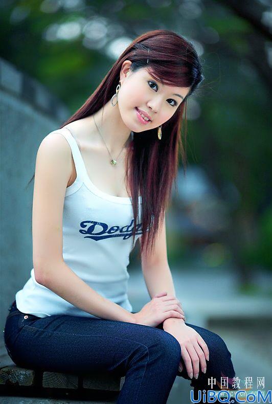 Photoshop给MM照片添上甜蜜色彩