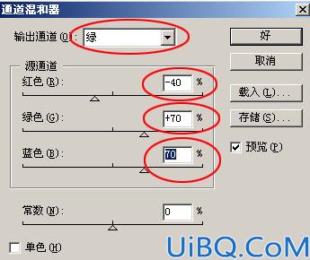 通道混合器调色实例分析