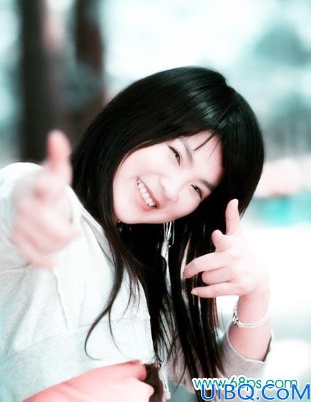 Photoshop调出MM的青春艳丽色彩