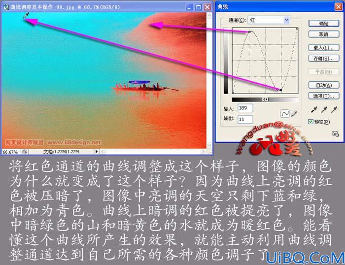 教你用Photoshop曲线调整图片