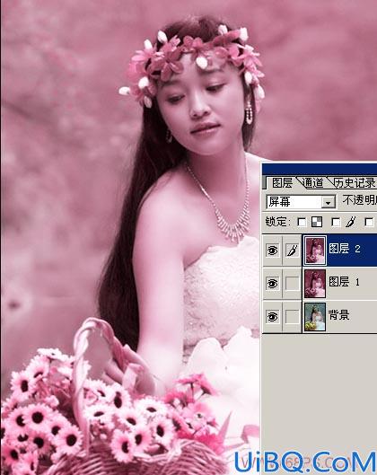 Photoshop调出MM的粉嫩色彩