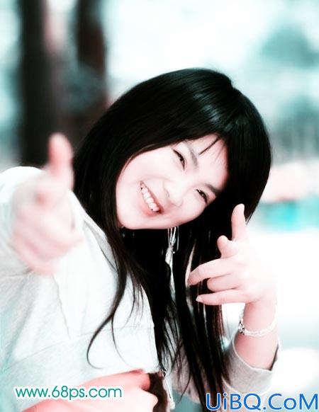 Photoshop调出MM的青春艳丽色彩