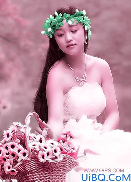 Photoshop调出MM的粉嫩色彩
