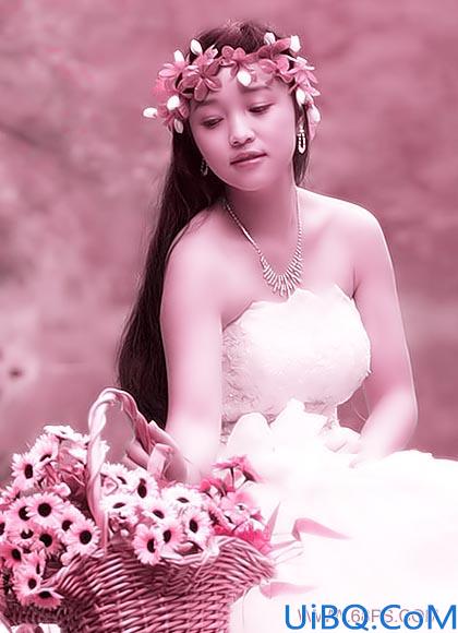 Photoshop调出MM的粉嫩色彩