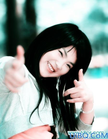 Photoshop调出MM的青春艳丽色彩