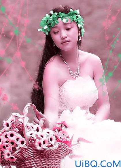 Photoshop调出MM的粉嫩色彩