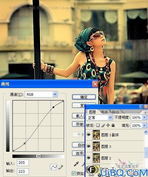 Photoshop制作偏黄非主流照片