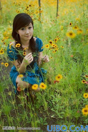 Photoshop打造青苹果色调效果