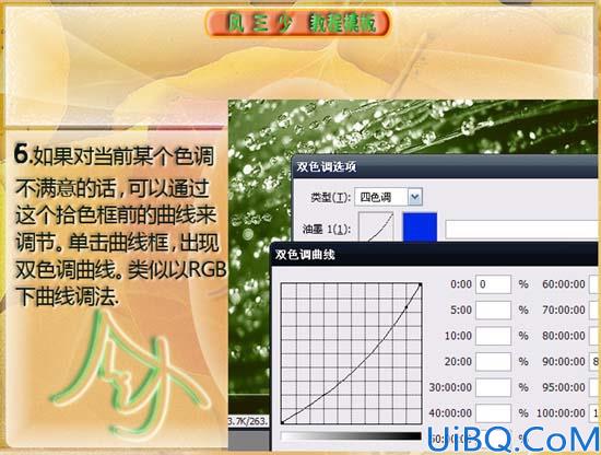 用双色调给黑色图片调色