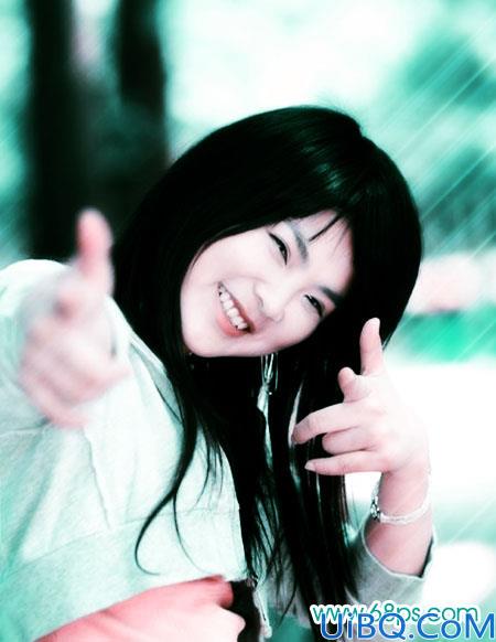 Photoshop调出MM的青春艳丽色彩