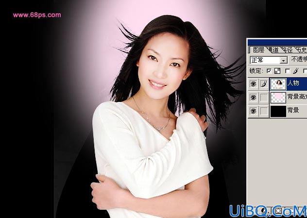 Photoshop制作个性签名--天使的翅膀