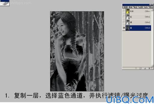 用Photoshop制作反转片效果照