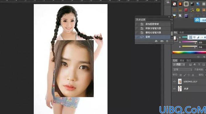 人物换脸，通过Photoshop给人物进行无痕换脸