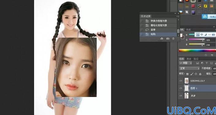 人物换脸，通过Photoshop给人物进行无痕换脸