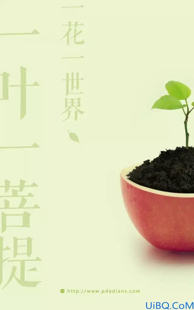 场景合成，通过Photoshop合成一张苹果里面种苹果树的趣味照片